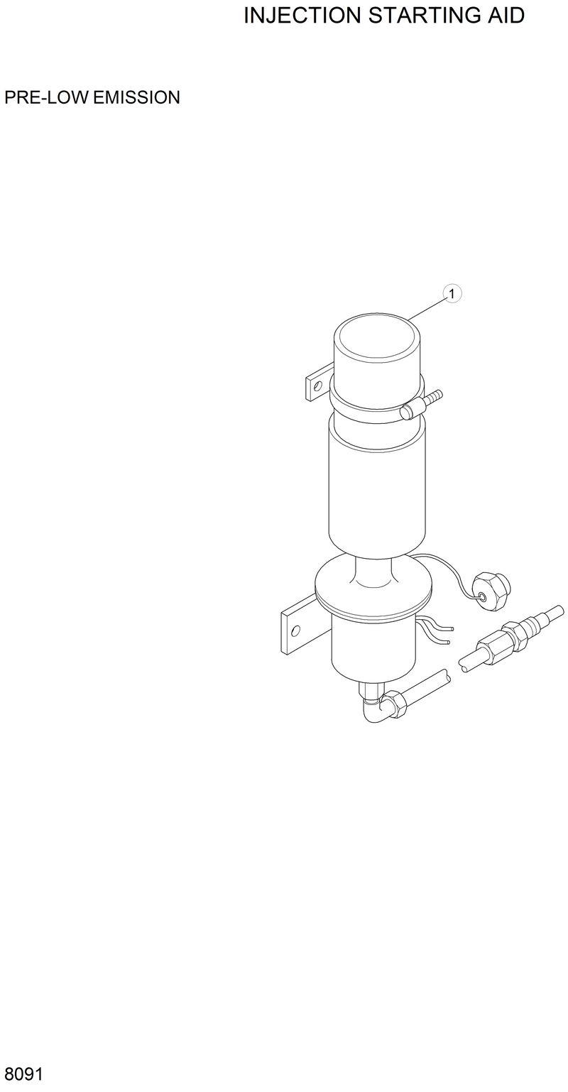 Схема запчастей Hyundai HL25C - AID INJECTION STARTING 