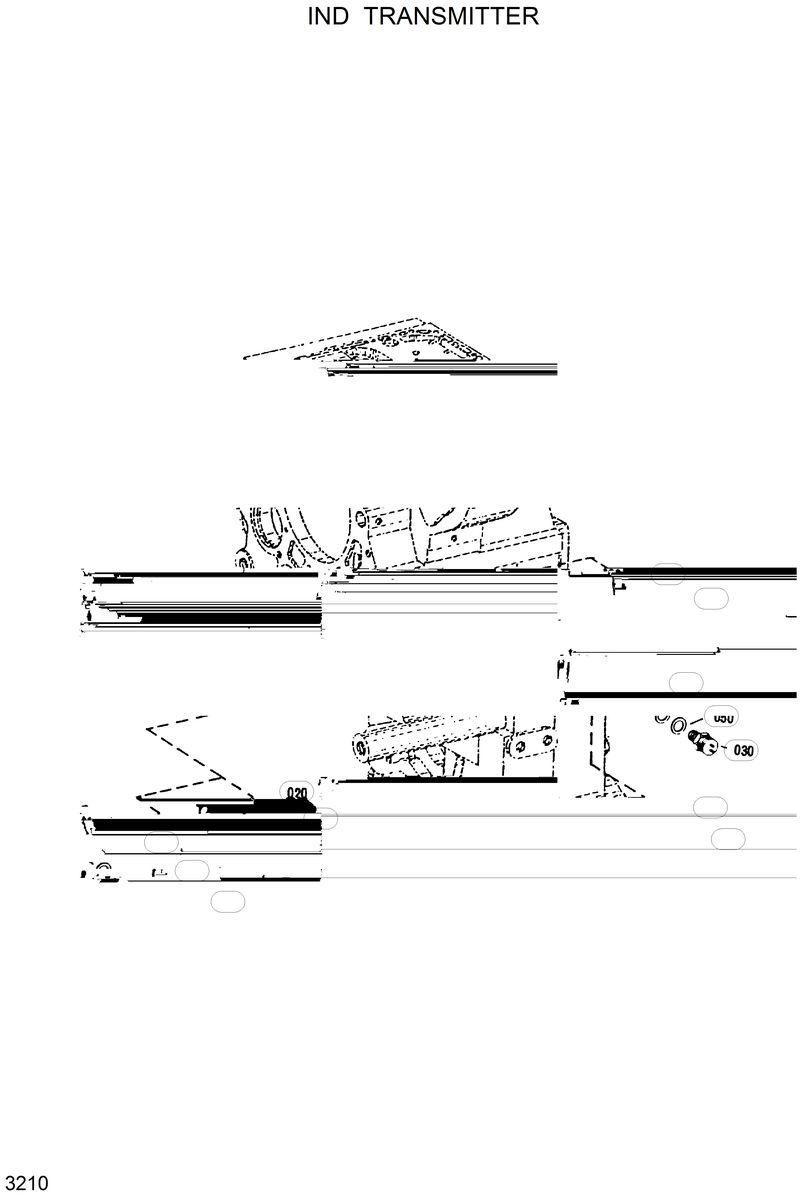 Схема запчастей Hyundai HL35C - IND TRANSMITTER 