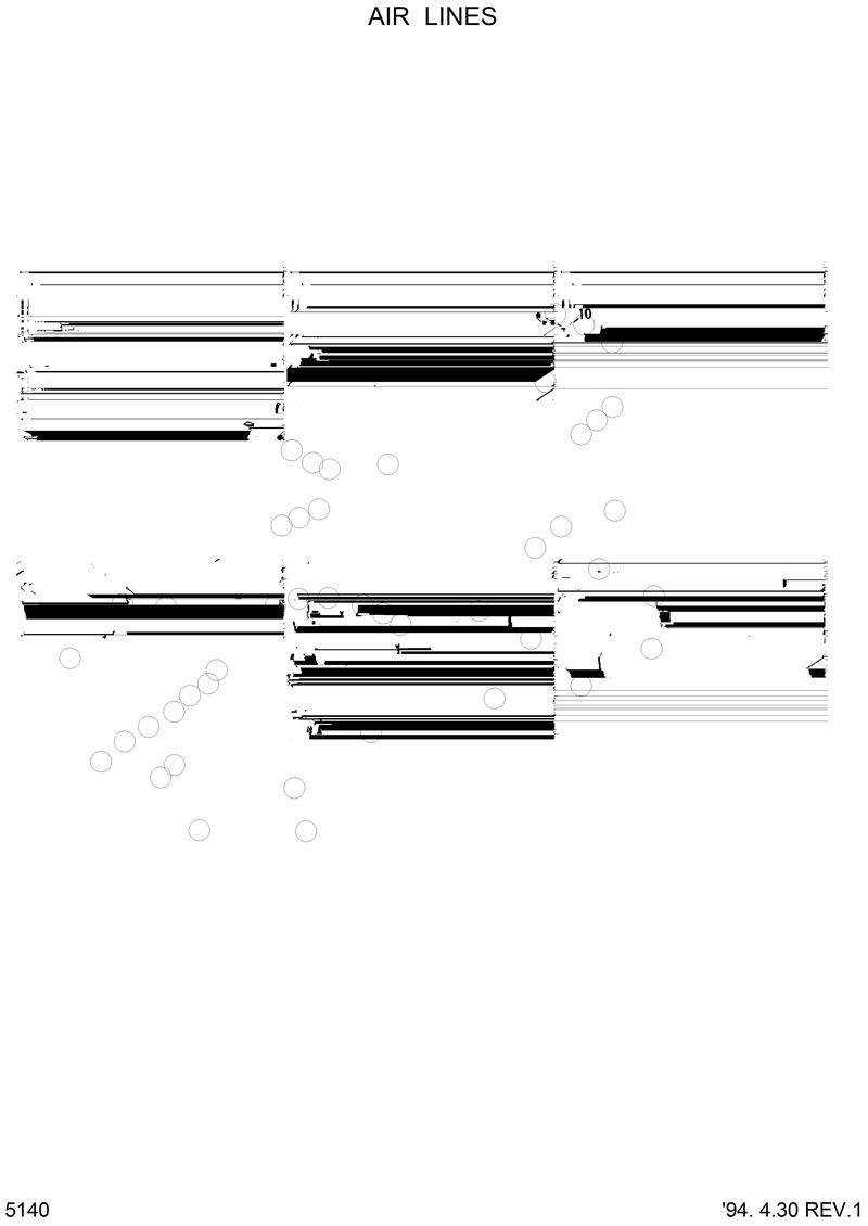 Схема запчастей Hyundai HL35C - AIR LINES 