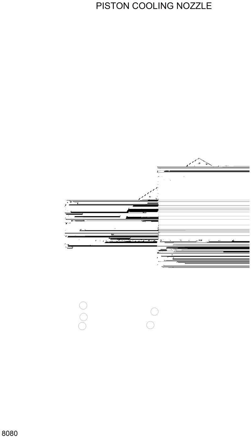Схема запчастей Hyundai HL35C - PISTON COOLING NOZZLE 