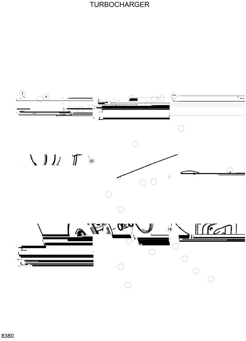 Схема запчастей Hyundai HL35C - TURBOCHARGER 