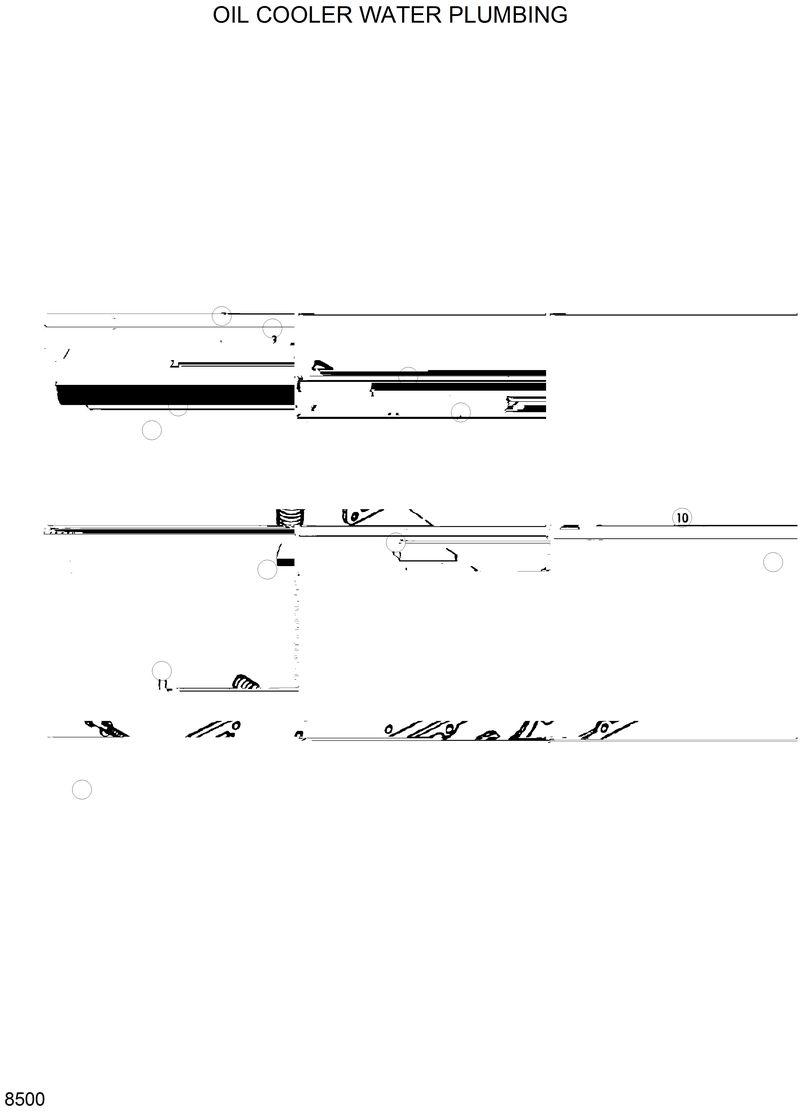 Схема запчастей Hyundai HL35C - OIL COOLER WATER PLUMBING 