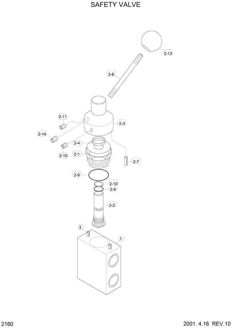 Схема запчастей Hyundai HL770 - SAFETY VALVE(#0092-) 