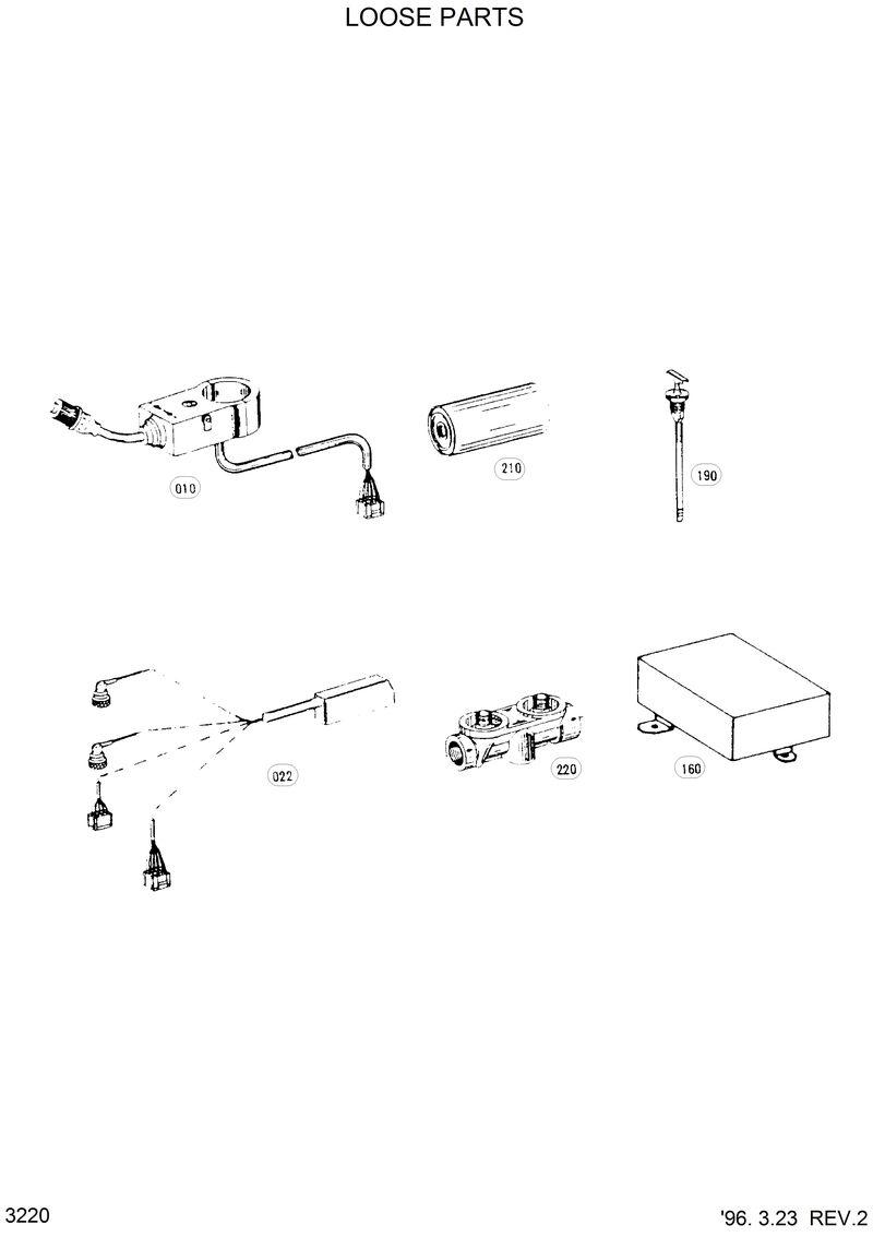 Схема запчастей Hyundai HL770 - LOOSE PARTS 