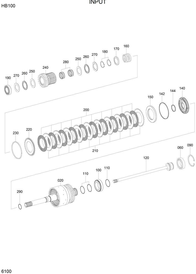 Схема запчастей Hyundai HB100 - INPUT 