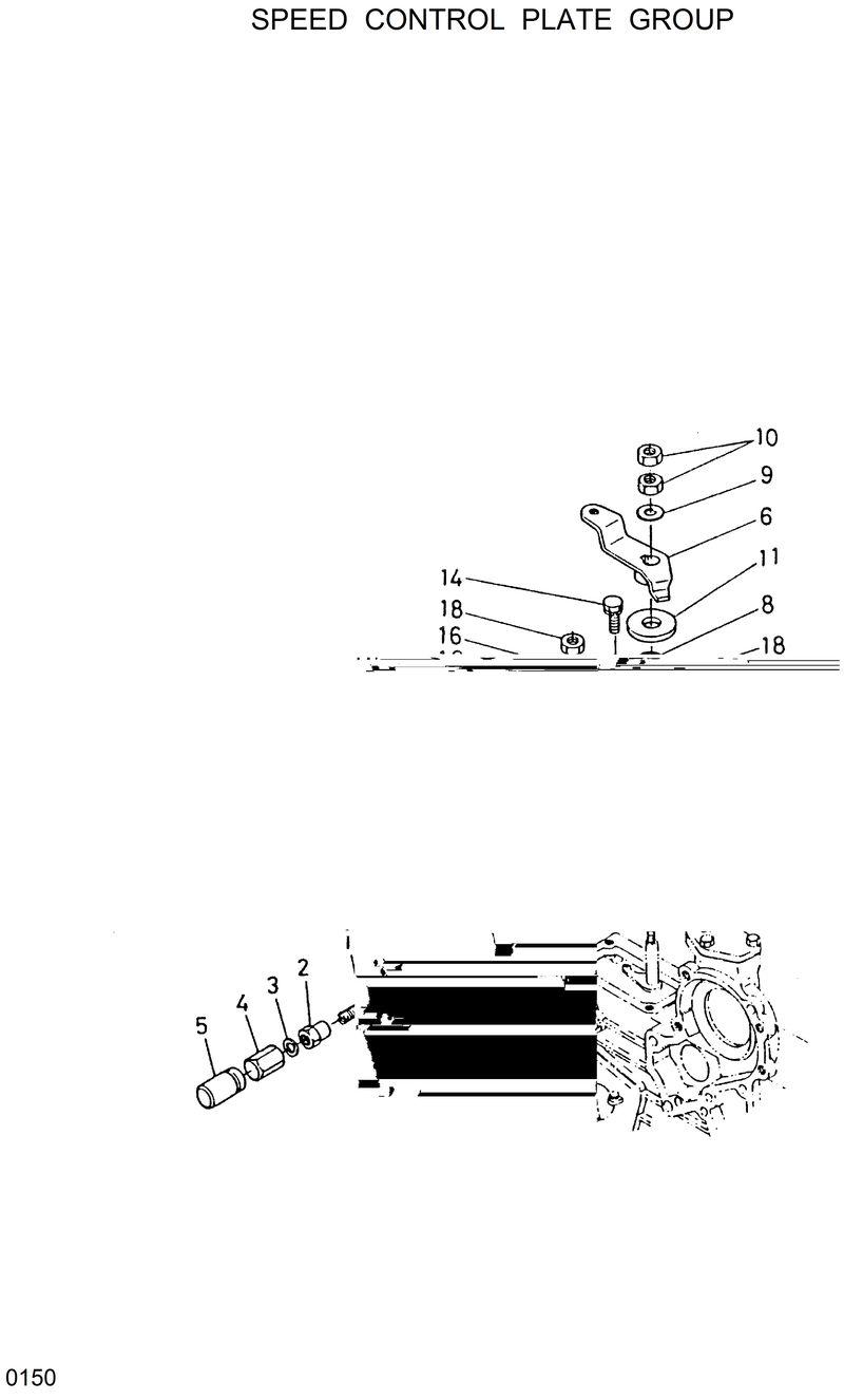 Схема запчастей Hyundai HSL600 - SPEED CONTROL PLATE GROUP 