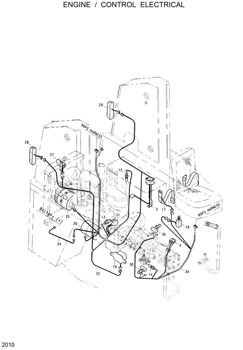 Схема запчастей Hyundai HSL600 - ELECTRICAL SYSTEM 