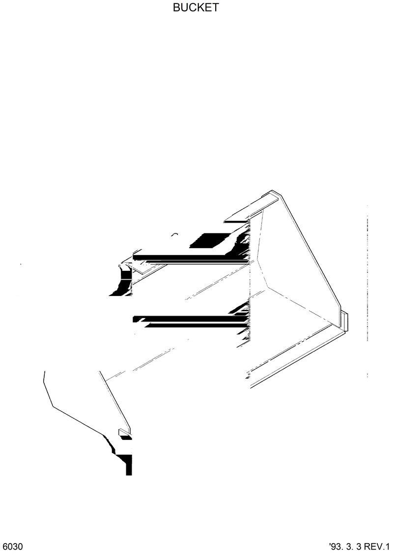 Схема запчастей Hyundai HSL600 - BUCKET 