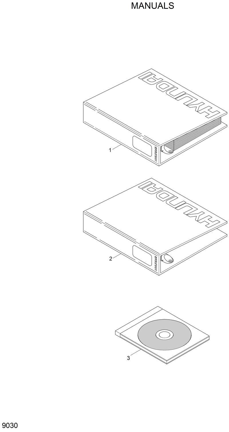 Схема запчастей Hyundai HSL610 - MANUALS 