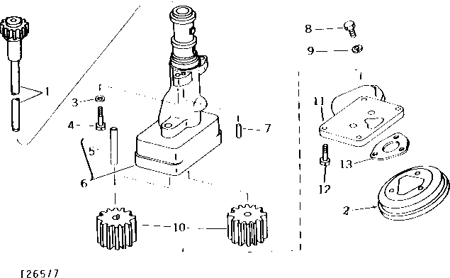 Схема запчастей John Deere 90 - 18 - REPLACEMENT ENGINE OIL PUMP 10 - ENGINE