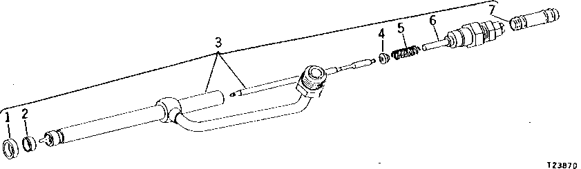 Схема запчастей John Deere 90 - 9A - REPLACEMENT FUEL INJECTION NOZZLE 30 - FUEL SYSTEM