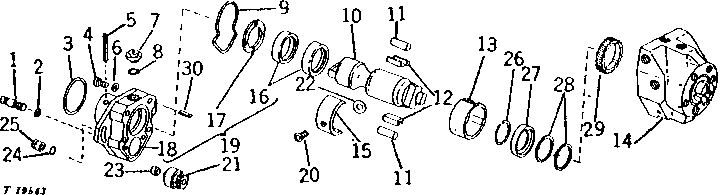 Схема запчастей John Deere 90 - 6 - FUEL INJECTION PUMP HEAD AND ROTOR 35 - FUEL INJECTION PUMP