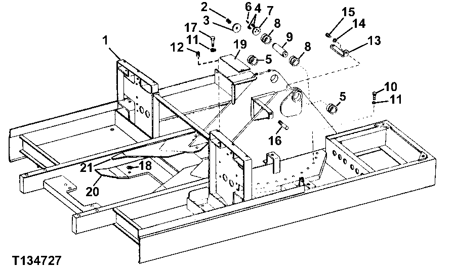 Схема запчастей John Deere 90 - 1 - MAIN FRAME 40 - MAIN FRAME AND UNDERCARRIAGE