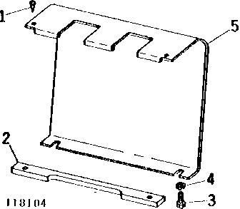 Схема запчастей John Deere 90 - 6 - CONTROL LEVER PANEL 70 - GRILLE, HOOD, FENDERS, BUMPER AND SEAT