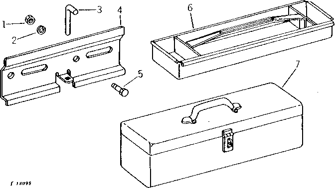 Схема запчастей John Deere 90 - 8 - TOOLBOX 70 - GRILLE, HOOD, FENDERS, BUMPER AND SEAT