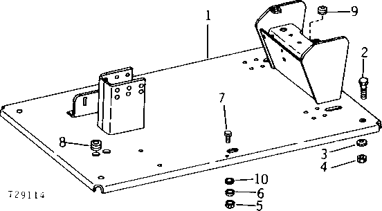 Схема запчастей John Deere 90 - 15 - PLATFORM 75 - CAB