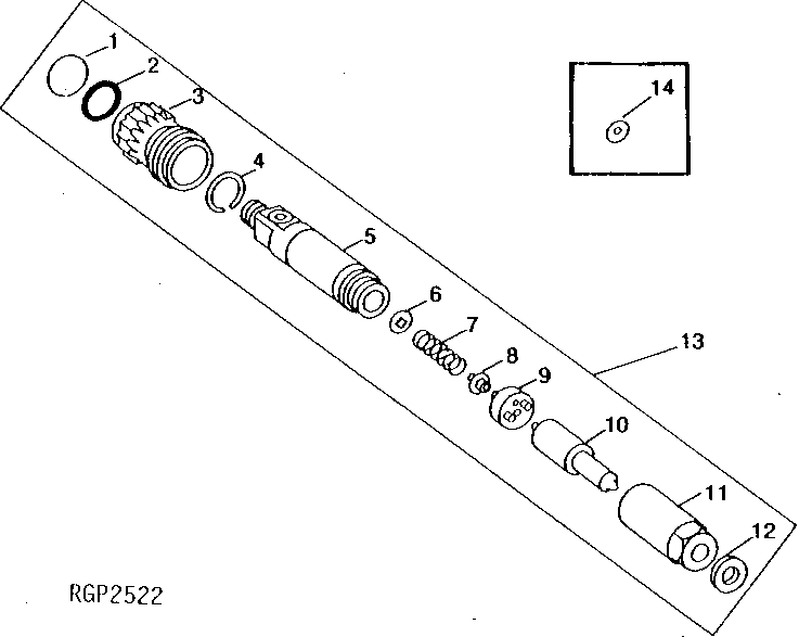 Схема запчастей John Deere 90B - 20 - FUEL INJECTION NOZZLE 30 - FUEL SYSTEM