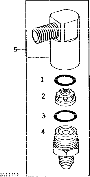 Схема запчастей John Deere 90B - 22 - FUEL CHECK VALVE 30 - FUEL SYSTEM