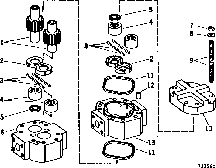 Схема запчастей John Deere 90B - 12 - SWING MOTOR 40 - MAIN FRAME AND UNDERCARRIAGE