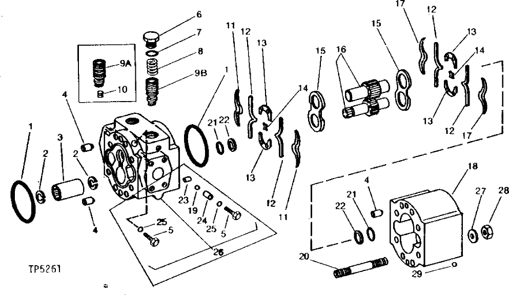 Схема запчастей John Deere 90B - 8 - TRACK DRIVE MOTOR 45 - TRACK AND PLANETARY DRIVE