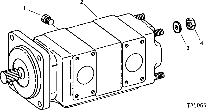 Схема запчастей John Deere 90B - 8 - HYDRAULIC PUMP 50 - HYDRAULIC PUMP AND CONTROL VALVE