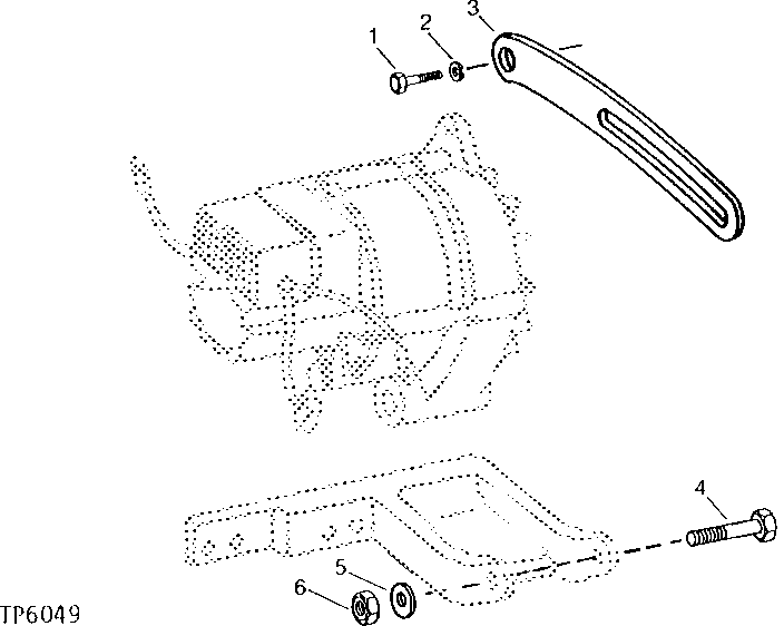 Схема запчастей John Deere 90B - 5 - ALTERNATOR BRACKETS 85 - ALTERNATOR, STARTING MOTOR, REGULATOR AND BATTERIES