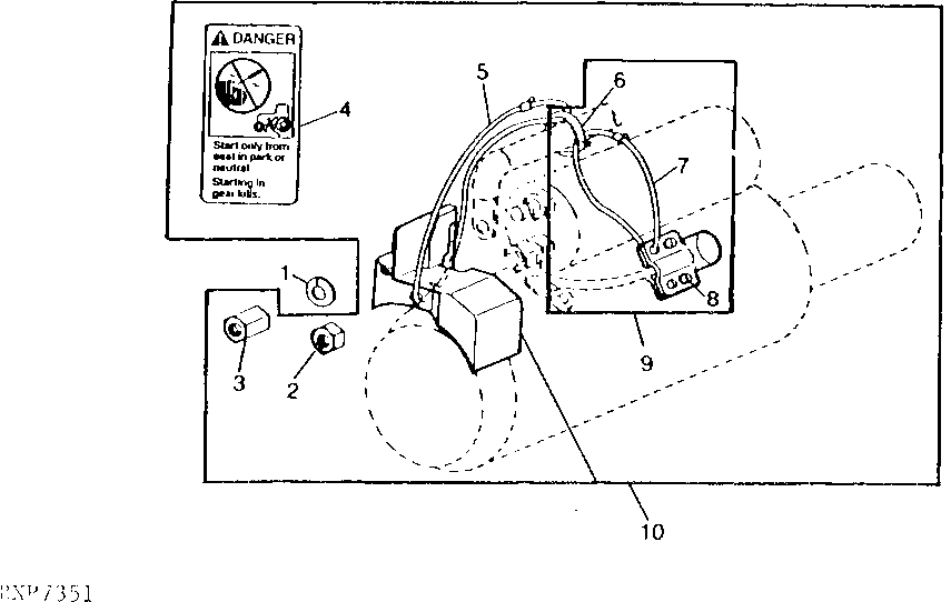 Схема запчастей John Deere 90B - 16 - STARTER SOLENOID COVER KIT 85 - ALTERNATOR, STARTING MOTOR, REGULATOR AND BATTERIES