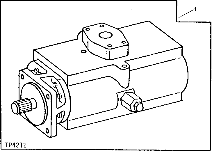 Схема запчастей John Deere 90 - 1 - TRACK DRIVE MOTOR 260 - AXLES AND SUSPENSION SYSTEMS 2