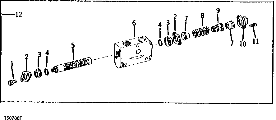 Схема запчастей John Deere 90 - 10 - TRACK VALVE SECTION 260 - AXLES AND SUSPENSION SYSTEMS 2