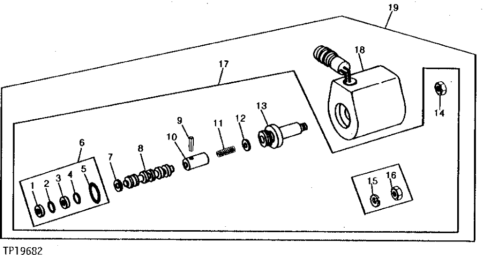 Схема запчастей John Deere 90 - 16B - SOLENOID VALVE 260 - AXLES AND SUSPENSION SYSTEMS 2