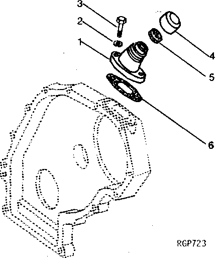 Схема запчастей John Deere 90 - 20 - ENGINE OIL FILLER 407 - ENGINE 4