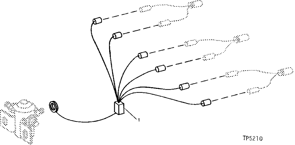 Схема запчастей John Deere 90 - 12 - FUSE HARNESS 1674 - ELECTRICAL SYSTEMS 16