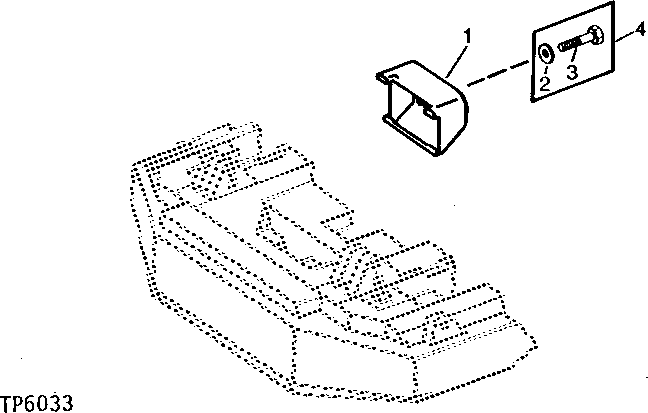 Схема запчастей John Deere 90 - 6 - AUXILIARY COUNTERWEIGHT 1749 - FRAME, CHASSIS, OR SUPPORTING STRUCTURE 17