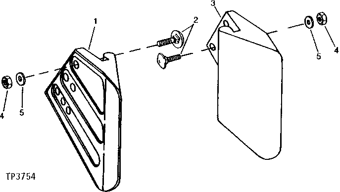 Схема запчастей John Deere 90 - 1 - SIDE CUTTERS 3301 - BACKHOE AND EXCAVATOR 33