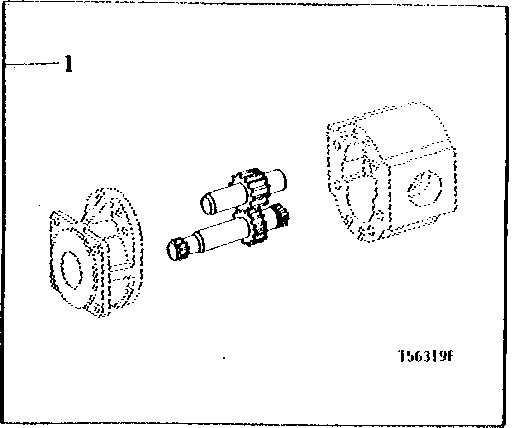 Схема запчастей John Deere 90 - 55 - HYDRAULIC PUMP FRONT GEAR KIT 3360 - BACKHOE AND EXCAVATOR 33