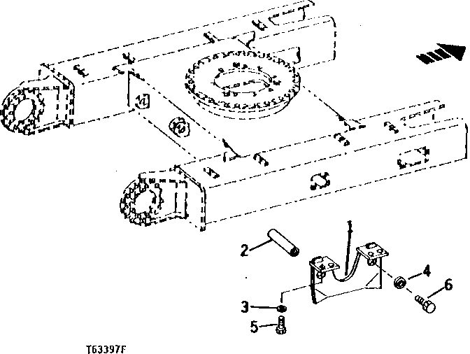 Схема запчастей John Deere 90 - 5 - TRACK GUIDES 130 - TRACKS 1