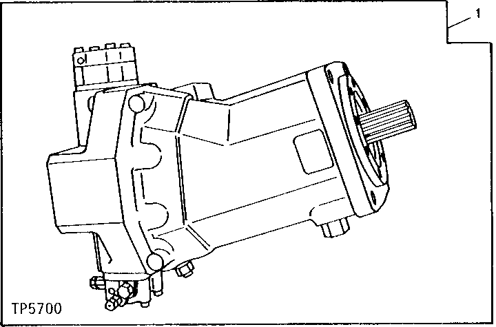 Схема запчастей John Deere 90 - 4 - TRACK DRIVE MOTOR 260 - AXLES AND SUSPENSION SYSTEMS 2