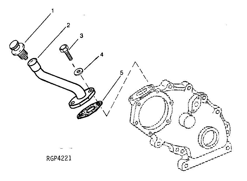 Схема запчастей John Deere 90 - 21 - ENGINE OIL FILLER 407 - ENGINE 4