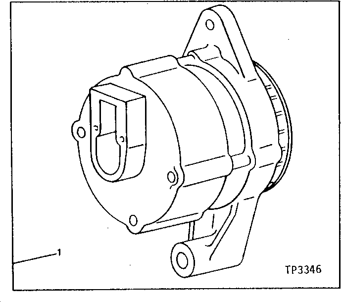 Схема запчастей John Deere 90 - 2 - ALTERNATOR 1672 - ELECTRICAL SYSTEMS 16