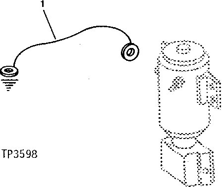 Схема запчастей John Deere 90 - 16 - FUEL PUMP GROUND LEAD 1674 - ELECTRICAL SYSTEMS 16