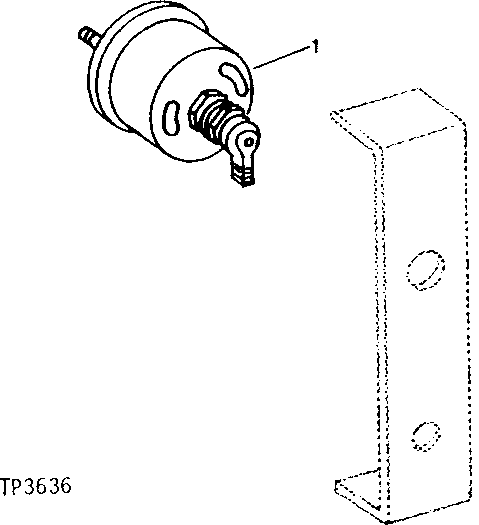 Схема запчастей John Deere 90 - 18 - BATTERY DISCONNECT SWITCH 1674 - ELECTRICAL SYSTEMS 16