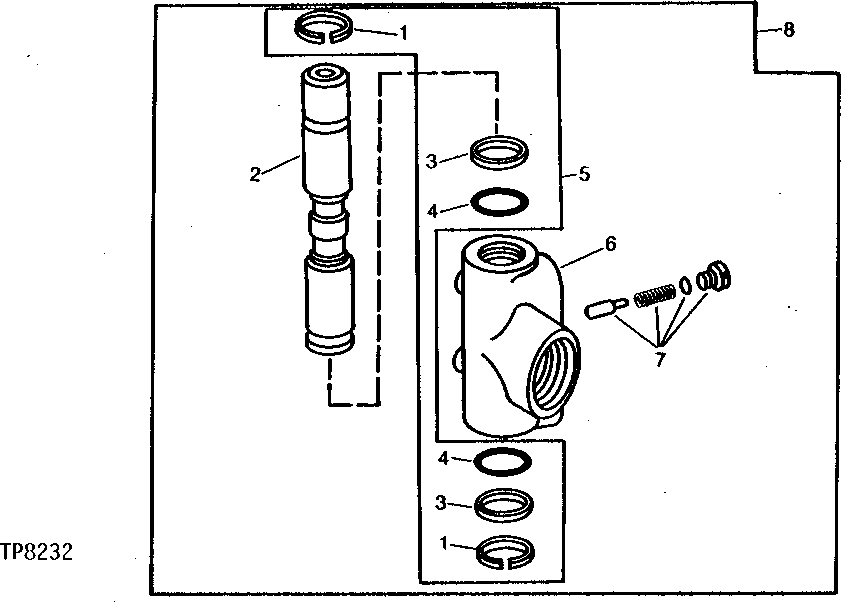 Схема запчастей John Deere 90 - 13 - PILOT CONTROL SHUT-OFF VALVE 3360 - EXCAVATOR 33