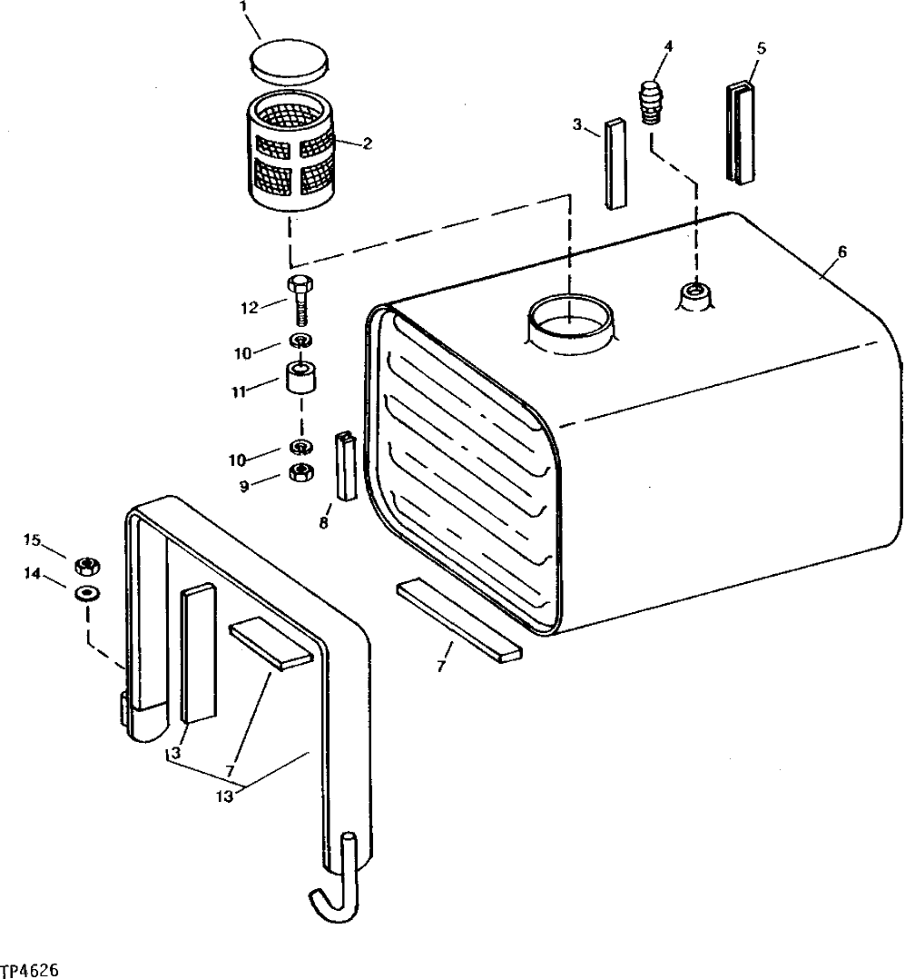 Схема запчастей John Deere 90A - 2 - FUEL TANK 560 - ENGINE AUXILIARY SYSTEMS 5