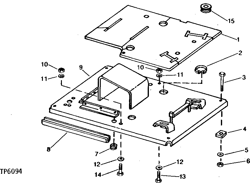 Схема запчастей John Deere 90A - 8 - PLATFORM AND FLOOR MAT 1810 - OPERATORS STATION 18