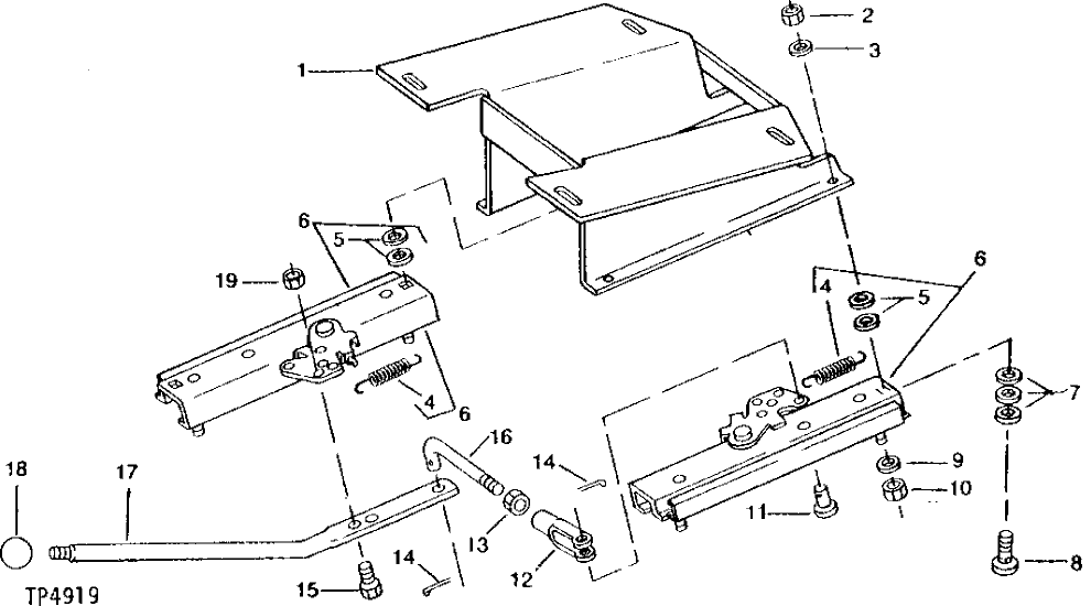 Схема запчастей John Deere 90A - 2 - SEAT ADJUSTERS 1821 - OPERATORS STATION 18