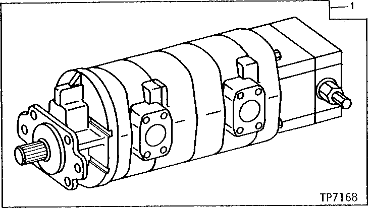 Схема запчастей John Deere 90A - 1 - HYDRAULIC PUMP 3360 - EXCAVATOR 33