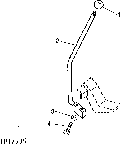 Схема запчастей John Deere 90 - 8 - PROPEL CONVERSION LEVER 3315 - EXCAVATOR 33