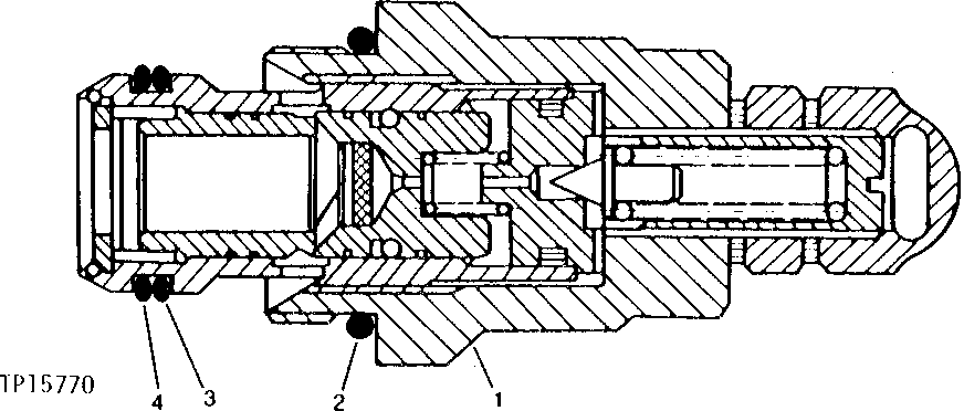 Схема запчастей John Deere 90 - 24 - CIRCUIT RELIEF VALVE 3360 - EXCAVATOR 33