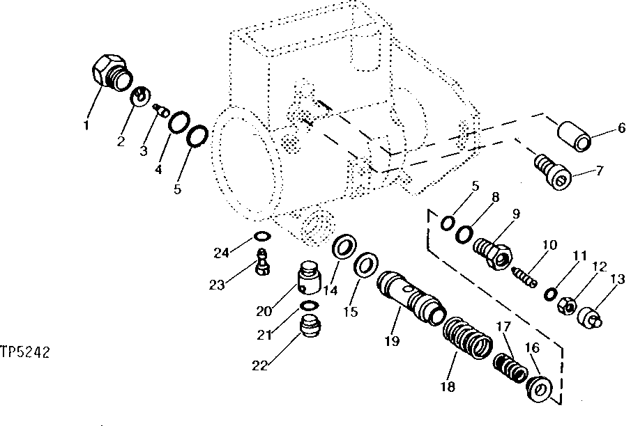 Схема запчастей John Deere 90 - 7 - FUEL INJECTION PUMP ADVANCE GROUP 413 - ENGINE 4