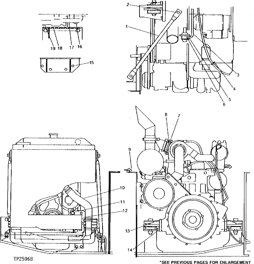 Схема запчастей John Deere 90 - 2 - ENGINE AUXILIARY SYSTEM 530 - ENGINE AUXILIARY SYSTEMS 5